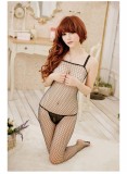 Catsuit body plasa decupat OFERTA! Bodystocking b11 Babydoll lenjerie Intima, Costumatii, Negru