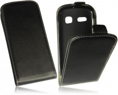 Husa Flip Case Inchidere Magnetica Alcatel One Touch Pop C3 OT-4033D Black foto