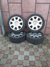 Vand set roti cu jante Al 18&amp;quot; de pe un VW Phaeton. Cauciucurile sunt de vara, Pirelli, 5-6 mm, 235/50/R18 101Y foto