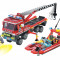 Pompieri Adventure, joc constructie tip Lego - Autospeciala Pompieri - 420 piese