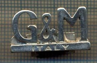 1491 INSIGNA -LOGO DE FIRMA - G&amp;amp;M - ITALY -starea care se vede