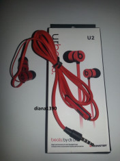 CASTI BEATS TOUR by DR. DRE URbeats + Microfon Culoare Rosu foto