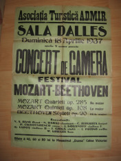 AFIS OPERA ,SALA DALLES, 1937 // FORMAT MARE foto