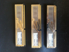 Memorie RAM DDR3 - 3 x 2 Gig OCZ3 PC3 16000 Gold Series (6 Gig total) foto