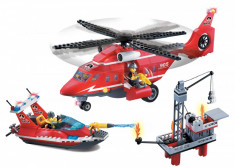 Pompieri Adventure, joc constructie tip Lego - 404 piese foto