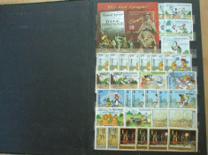Clasor cu timbre stampilate romanesti si straine foto