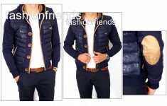 Geaca tip ZARA fashion bleumarin - Geaca slim fit - jacheta fashion - Geaca casual - CALITATE GARANTATA - cod produs: 2941 foto