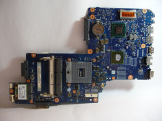 PLACA DE BAZA LAPTOP TOSHIBA SATELLITE C55-A-16D MODEL PSCGCE-00X006G6 FOTOGRAFII REALE LIVRARE GRATUITA CU POSTA-v foto