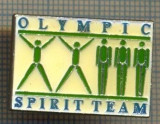 1508 INSIGNA INTERESANTA, OLIMPICA - OLYMPIC SPIRIT TEAM -starea care se vede