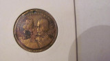 Cumpara ieftin CY - Medalie Italia (Roma) 1896 casatorie Elena - Vittorio Emanuele / brosata, Europa