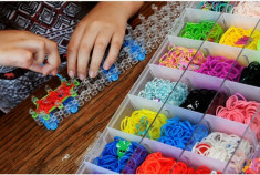 MEGA SET BRATARI LOOM BANDS 10.000/ZECE MII BUCATI+ACCESORII IMPLETIT INCLUSE! foto