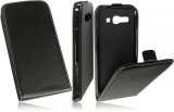 Husa Alcatel One Touch Pop C9 OT-7047D Flip Case Inchidere Magnetica Black, Alt model telefon Alcatel, Piele Ecologica, Toc