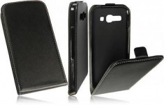 Husa Alcatel One Touch Pop C9 OT-7047D Flip Case Inchidere Magnetica Black foto