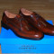 Charles Tyrwhitt &quot;Cognac Brown Leather&quot;, Pantofi Barbati Foarte Eleganti - ANGLIA, Piele Naturala Interior/Ext Talpa. Marime 45. OUTLET.