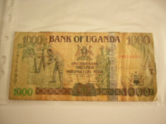 BBS1 - UGANDA - 1 000 SHILLINGI foto