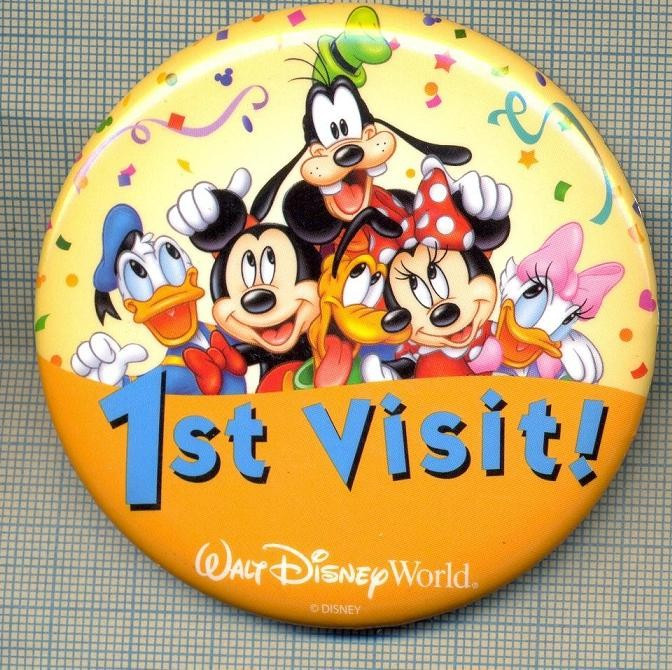 1519 INSIGNA INTERESANTA - 1 ST VISIT! - WALT DISNEY WORLD -starea care se vede