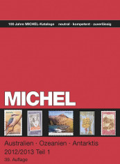 Catalog Michel Australia/Ozeanien /Antarktis 2012/13 vol. 1, A-M in culoare pentru evaluare timbre foto