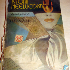 ISTORII NEELUCIDATE ( almanah estival 1985 ) LUCEAFARUL