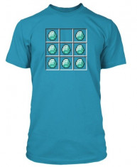 Tricou Minecraft Premium Diamond Crafting foto