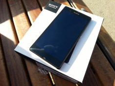 Vand Sony Xperia Z Black 4G pachet complet, necodat C6603 LTE (L36H) foto