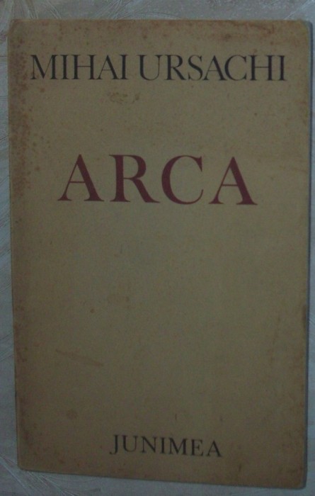MIHAI URSACHI-ARCA: DIOTIMA/MAREA INFATISARE/ADAOS (1979,pref. ST. AUG. DOINAS)