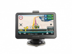 GPS Goclever Navio 520 ecran 5&amp;quot; touchscreen harti full europa update nelimitat pe silte micro sd video audio radio jocuri windows 6 foto