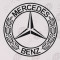 Mercedes Logo_Sticker Auto_Tuning_CDEC-027-Dimensiune: 25 cm. X 25 cm. - Orice culoare, Orice dimensiune