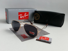 Ochelari De Soare UV400 RAY BAN Aviator RB3025 Toc + Laveta +Cutie cadou OSR-177 foto