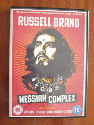 RUSSELL BRAND - MESSIAH COMPLEX - 1 DVD (original din Anglia, stare IMPECABILA!) foto