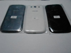 Capac baterie spate Samsung Galaxy S3 Negru Alb Albastru original !! foto