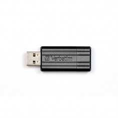 Memorie USB Verbatim PinStripe 4GB USB 2.0 Black foto