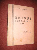Gh. G. Mihaescu - Ghidul avocatului (1946)