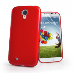 Husa Samsung Galaxy S4 I9505/I9500- Gel Transparent&amp;quot;Mov&amp;quot; + Folie Protectie Ecran foto