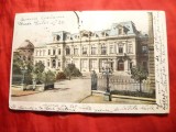 Ilustrata - Primul Palat regal ,circ. Bucuresti- Budapesta 1903 , 10 Bani Spic