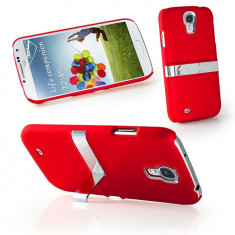 Husa Samsung Galaxy S4 I9505/I9500- Hard Stand&amp;quot;Rosu&amp;quot; + Folie Protectie Ecran foto