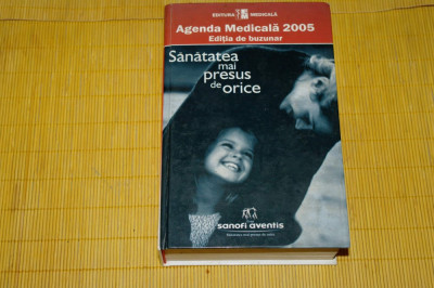 Agenda medicala 2005 - editie de buzunar - Editura Medicala - 2005 foto