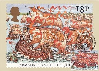 79 - Anglia 1988 - carte maxima foto