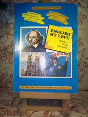 Rada Balan - English my love student&amp;#039;s book 9 th grade &amp;quot;A1226&amp;quot; foto