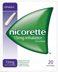 SUPER OFERTA!NICORETTE INHALATOR 15 Mg. Cutie 20 cartuse foto