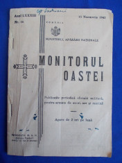 MONITORUL OASTEI - ANUL LXXXIII - NR.16 - 15 NOEMVRIE 1943 foto