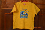 Tricou delfini Dubrovnik, Unisex, 5-6 ani, Galben