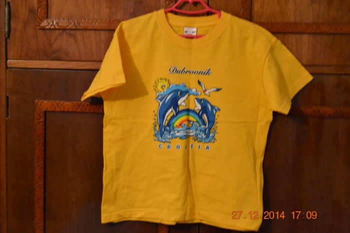 Tricou delfini Dubrovnik foto mare Tricou delfini Dubrovnik foto mare