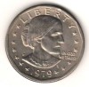 SV * SUA Statele Unite ONE DOLLAR 1979 * Susan B. Anthony (1820-1906) * UNC, America de Nord