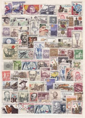537 - Lot timbre Cehoslovacia foto