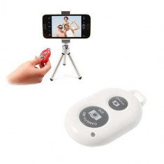 Telecomanda Camera Shutter iOS iPhone iPad Android Samsung HTC Sony Wireless Bluetooth Alba foto