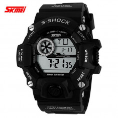 Ceas Subacvatic SKMEI S-Shock MILITARY ARMY Sport Alarma Calendar 4 CULORI foto