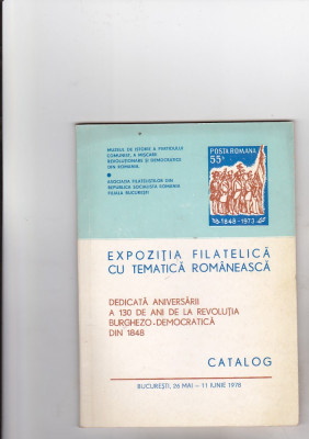 bnk fil Expozitia filatelica cu tematica romaneasca 1978 foto