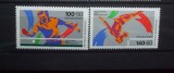 GERMANIA 1989 &ndash; SPORT GIMNASTICA SI TENIS DE MASA, serie nestampilata B7