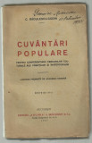 C.Radulescu-Codin / CUVANTARI POPULARE - editie 1927, lucrare premiata