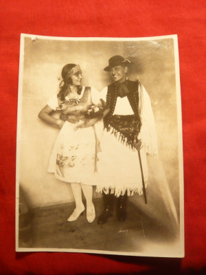 Fotografie - Pereche in Costum Popular Maghiar 1925 foto